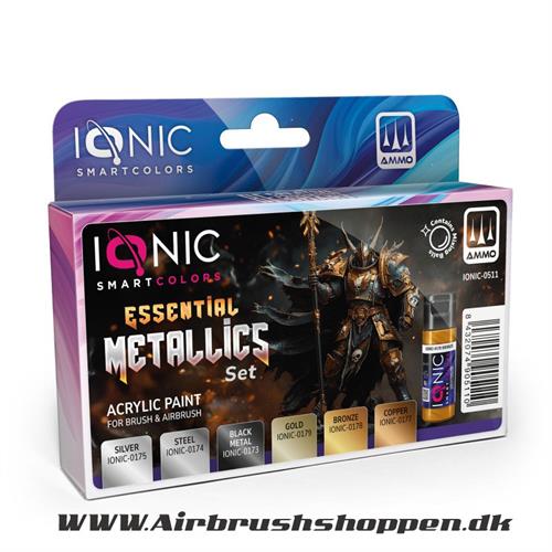  IONIC-0511- Essential Metallics Set 6 x 20ml